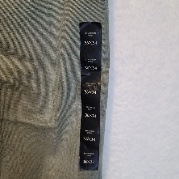 Banana Republic Kentfield Pants Brown Slim Fit Flat Front 100% Cotton - Picture 4 of 11